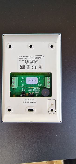 Teclado para alarme eldes