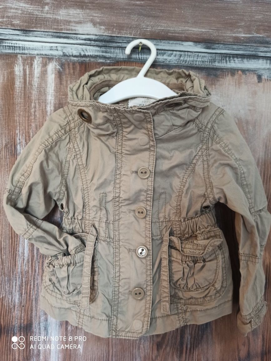 Zara Kids dziewczęca kurtka parka rozm.80-86