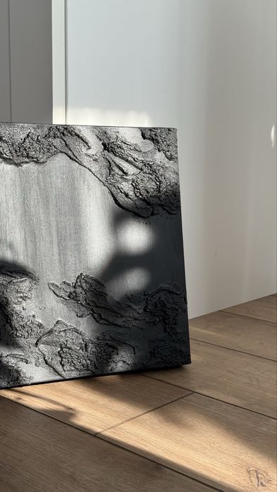 Obraz strukturalny 3d minimalizm nowoczesny abstrakcyjny zara home