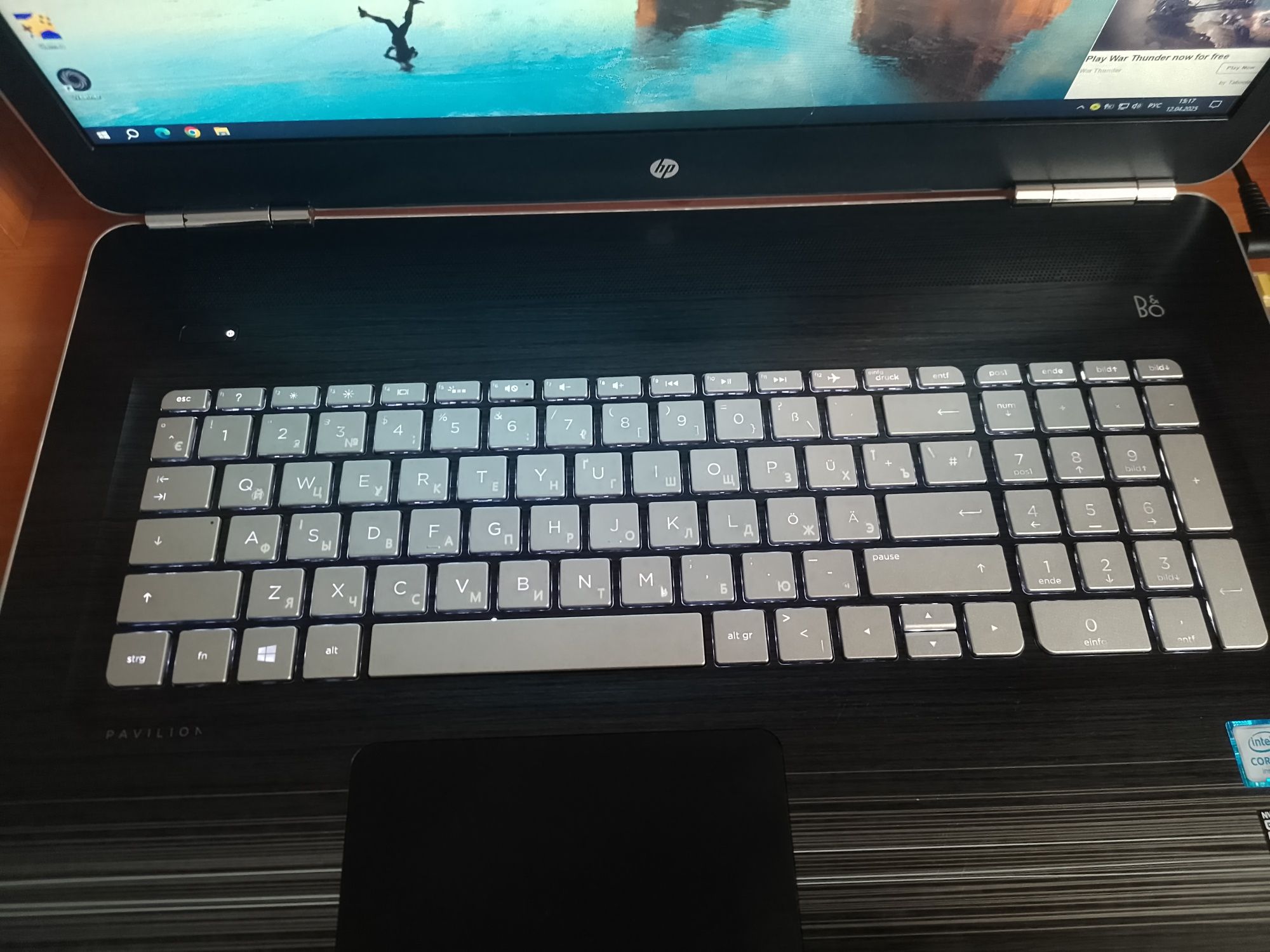 Ноутбук Ігровий HP Pavilion 17.3, 8x3.7Ghz, DDR4 12Gb, GTX960M, Nvme