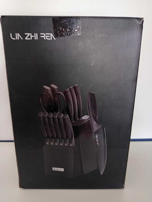 Zestaw noży LIN ZHI REN z blokiem 15szt