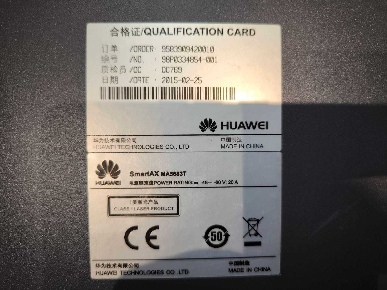 Huawei SmartAX MA5683T DC 48V