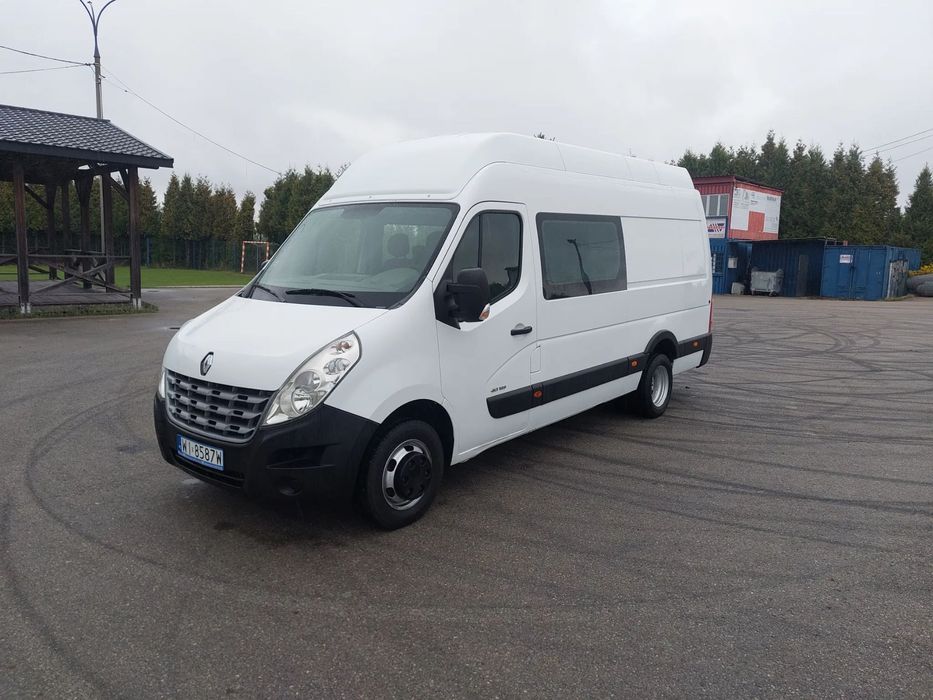 Renault Master L3H3 6-Osobowy Brygadówka Warsztat Faktura Vat 23%  Zabudowa Warsztatowa