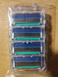 Змінні касети для бритви Gilette fusion, 5 лезвій, 4 касети,