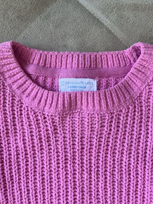 Плюшевий рожевий светр Primark