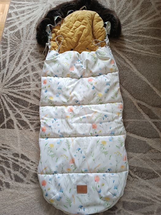 Zimowy śpiworek do wózka Makaszka