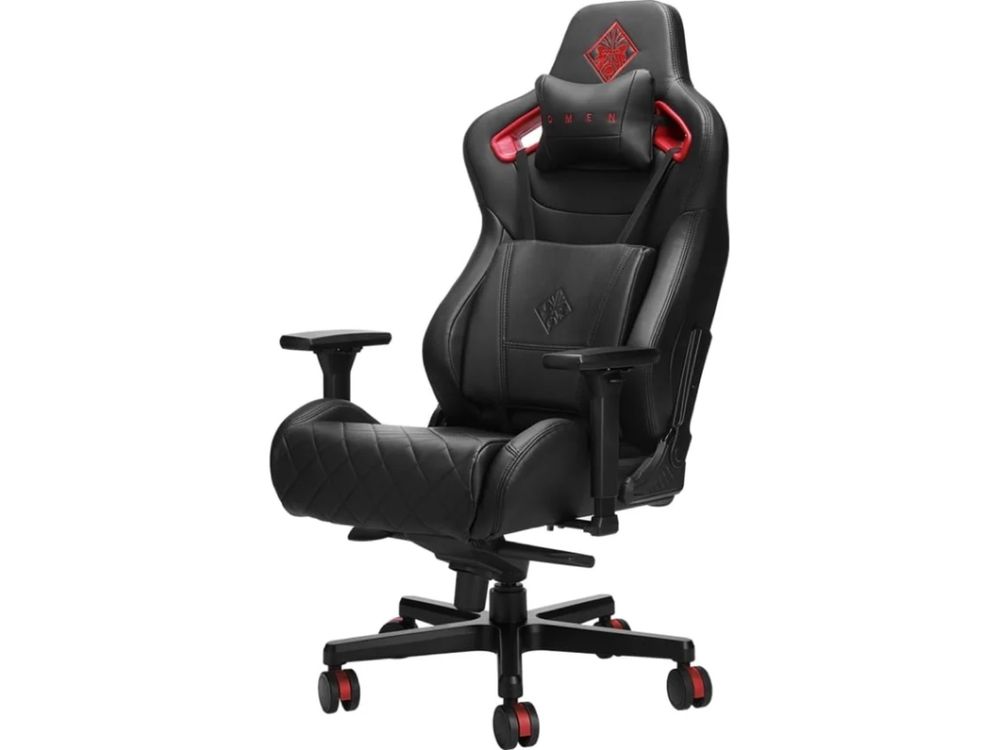 Cadeira Gaming HP Omen Citadel - Preto e Vermelho Como Nova