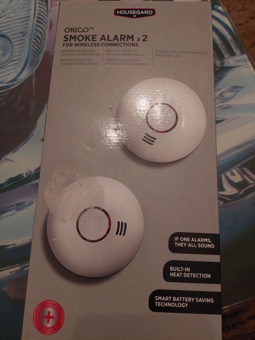 Czujnik dymu WiFi  Housegard SA422WS Origo Smoke-Alarm 2 Pack