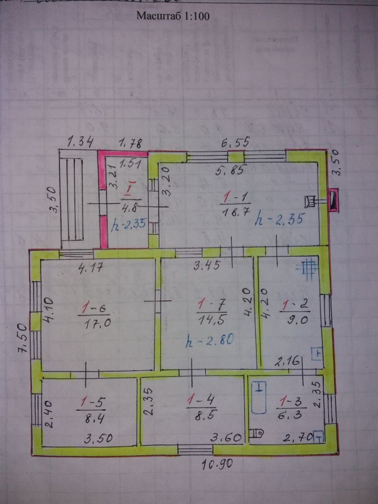 Продается дом ( район ст. Синельниково-2)