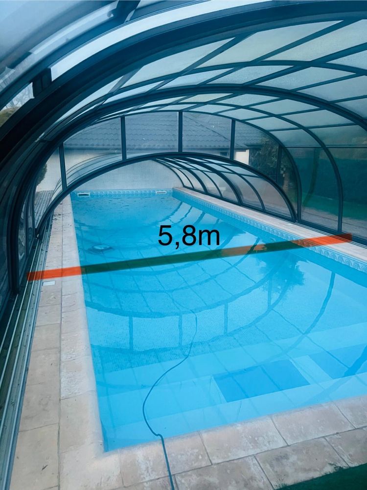 Zadaszenie segmentowe basenu 18x5,8m