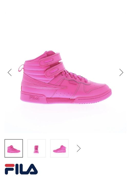 Fila шкіряні рожеві кросівки черевики чобітки