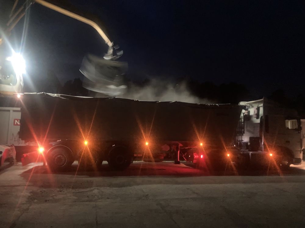 Transport zboza wanna wywrotka - paletowa