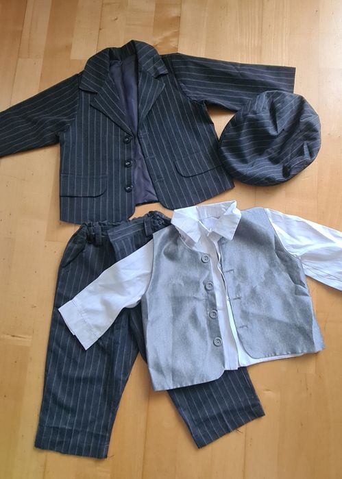 Śliczny elegancki komplecik, garniturek  r. 80 (9-12 miesiecy)
