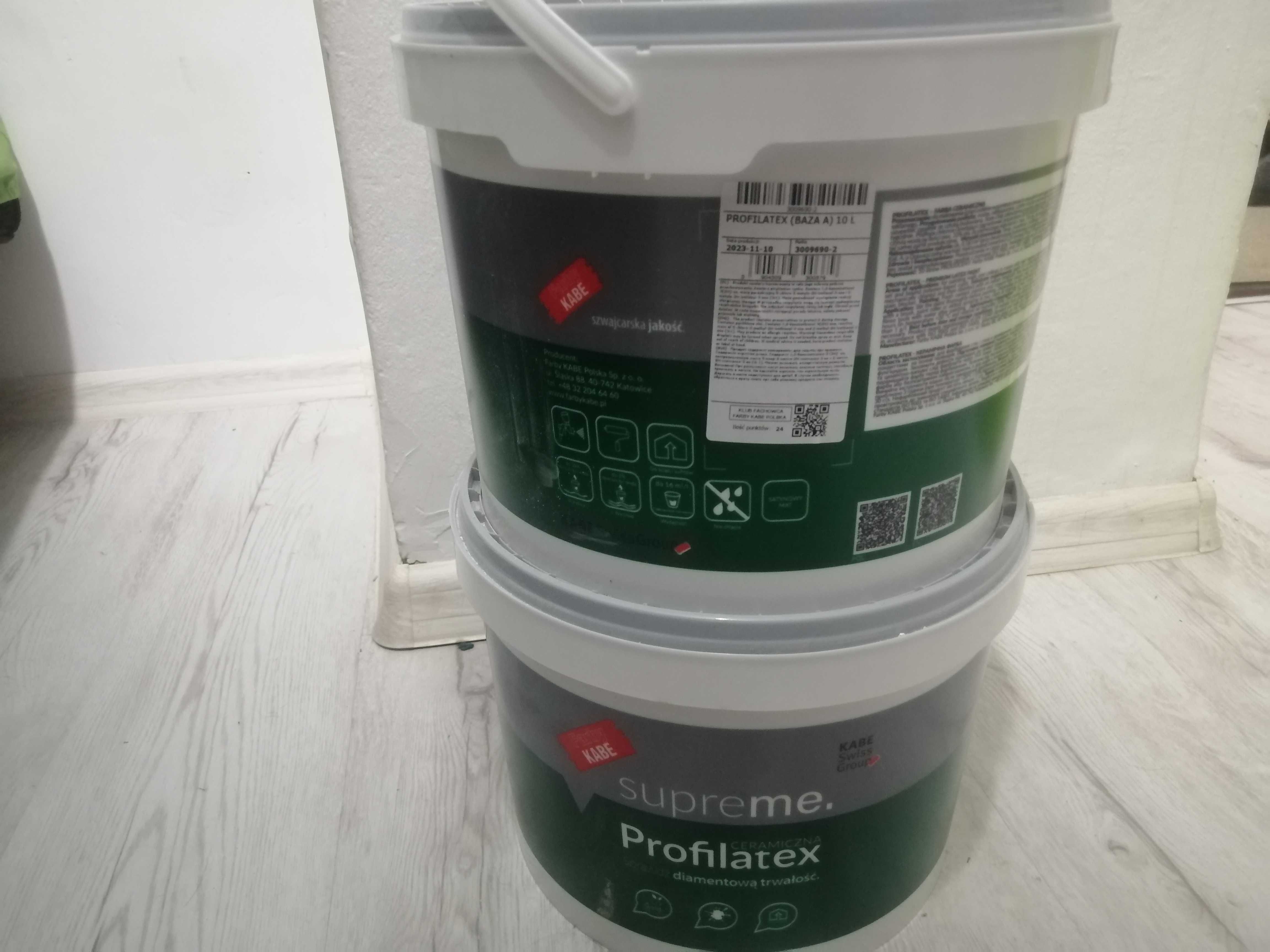 Farba lateksowa KABE PROFILATEX SUPREME 10 l. kolor 1002-B