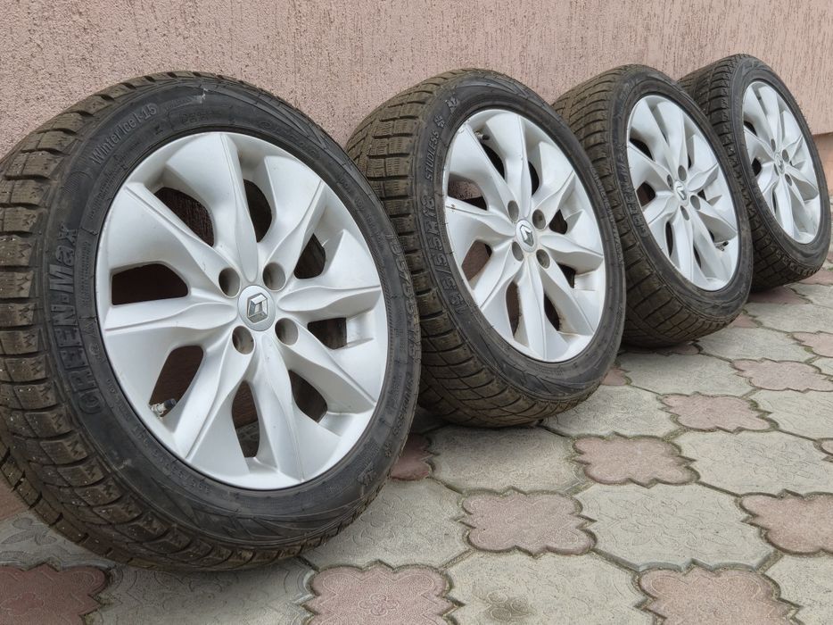 Диски з шинами 195 55 r16 Renault Zoe Clio Logan Sandero Megane Scenic