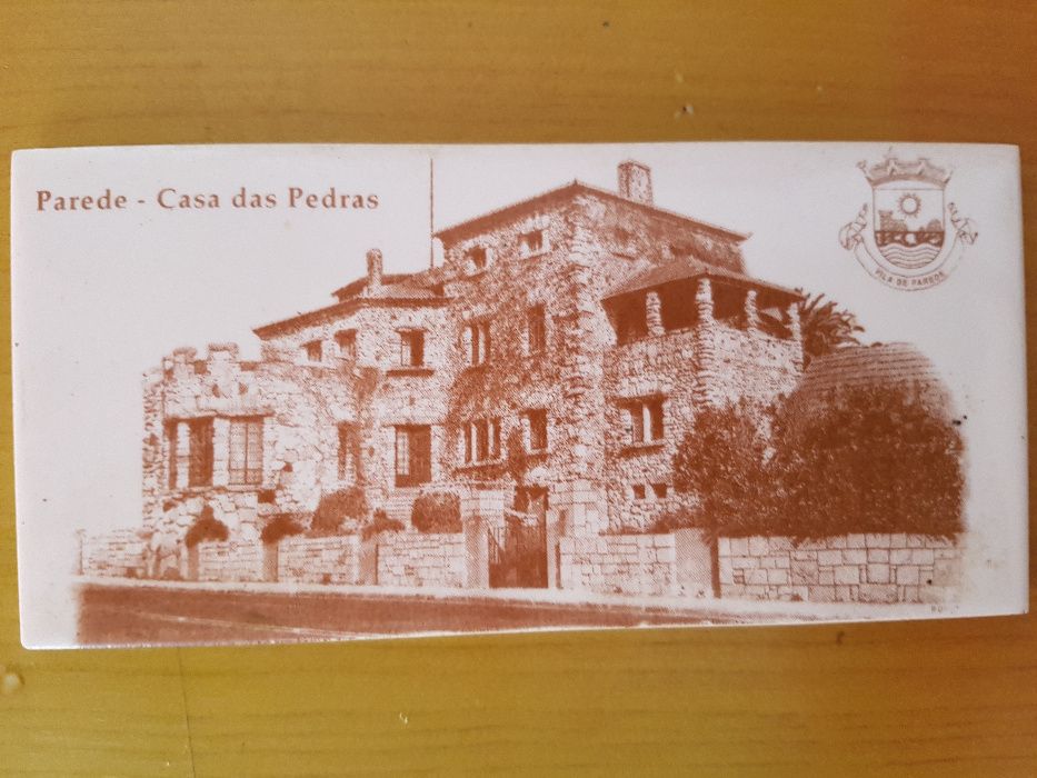 Três Azulejos + Medalha Comemorativa da Vila de Parede