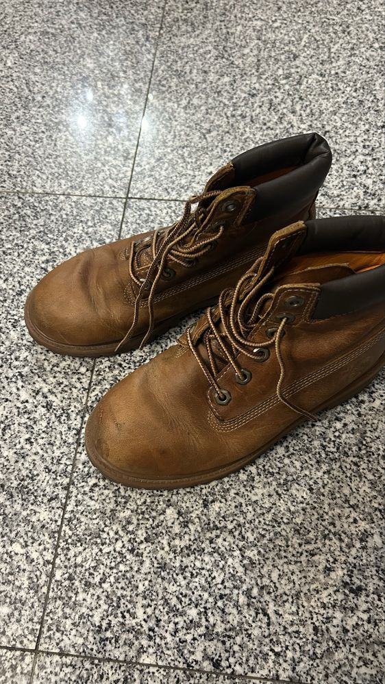 Timberland 36 botas pele