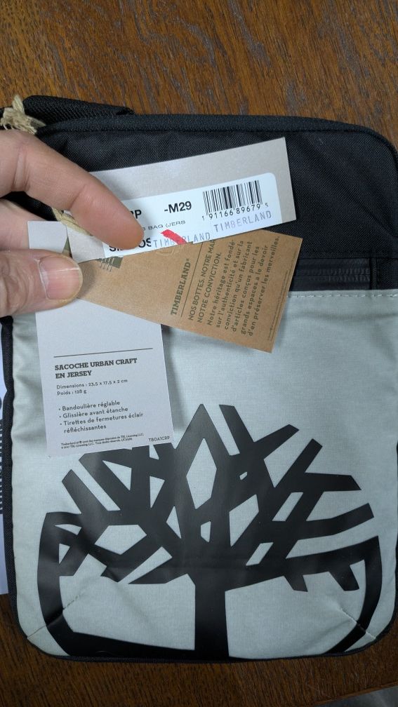 Timberland nowa oryginalna saszetka