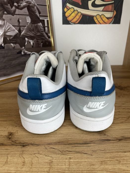 ОРИГІНАЛ‼️ Nike Court Borough Low 2 GS white light smoke grey marina