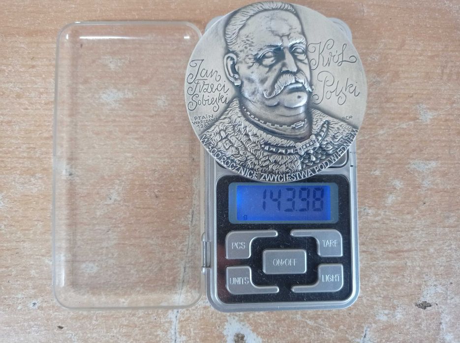 Medale PTAiN - Piłsudski, Kościuszko, Sobieski - 4 sztuki.