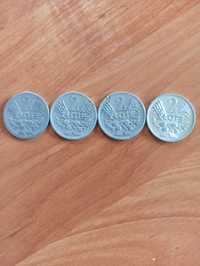 2 zł stare monety 1958, 1960, 1973, 1974