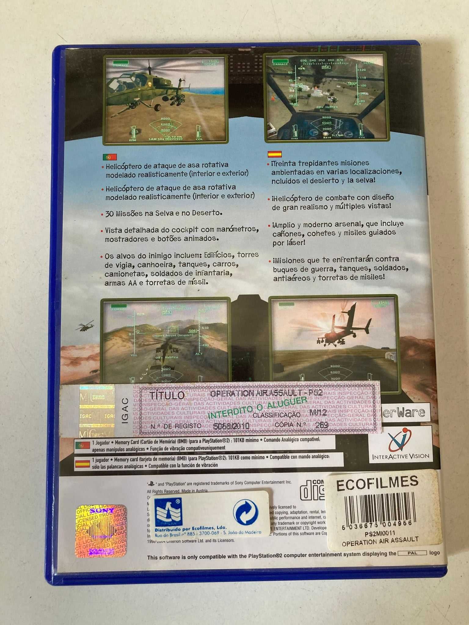 PS2 - Operation Air Assault