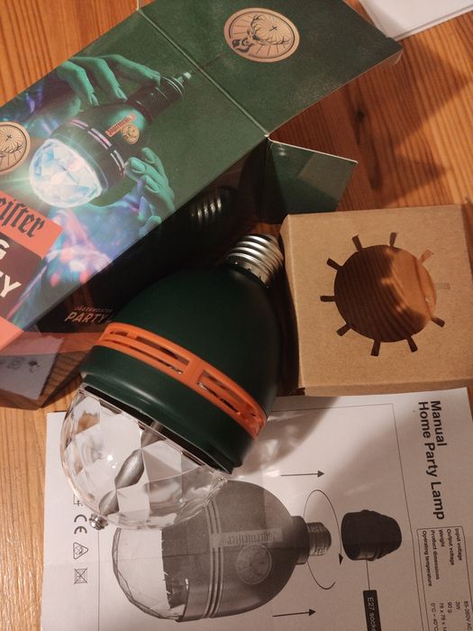 Żarówka obrotowa jagermeister kula obrotowa