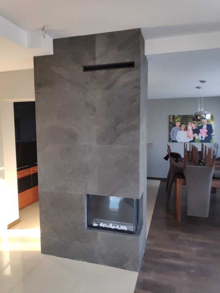 Fornir Silver Grey | Kamień w rolce | wykończenie wnętrz i elewacji