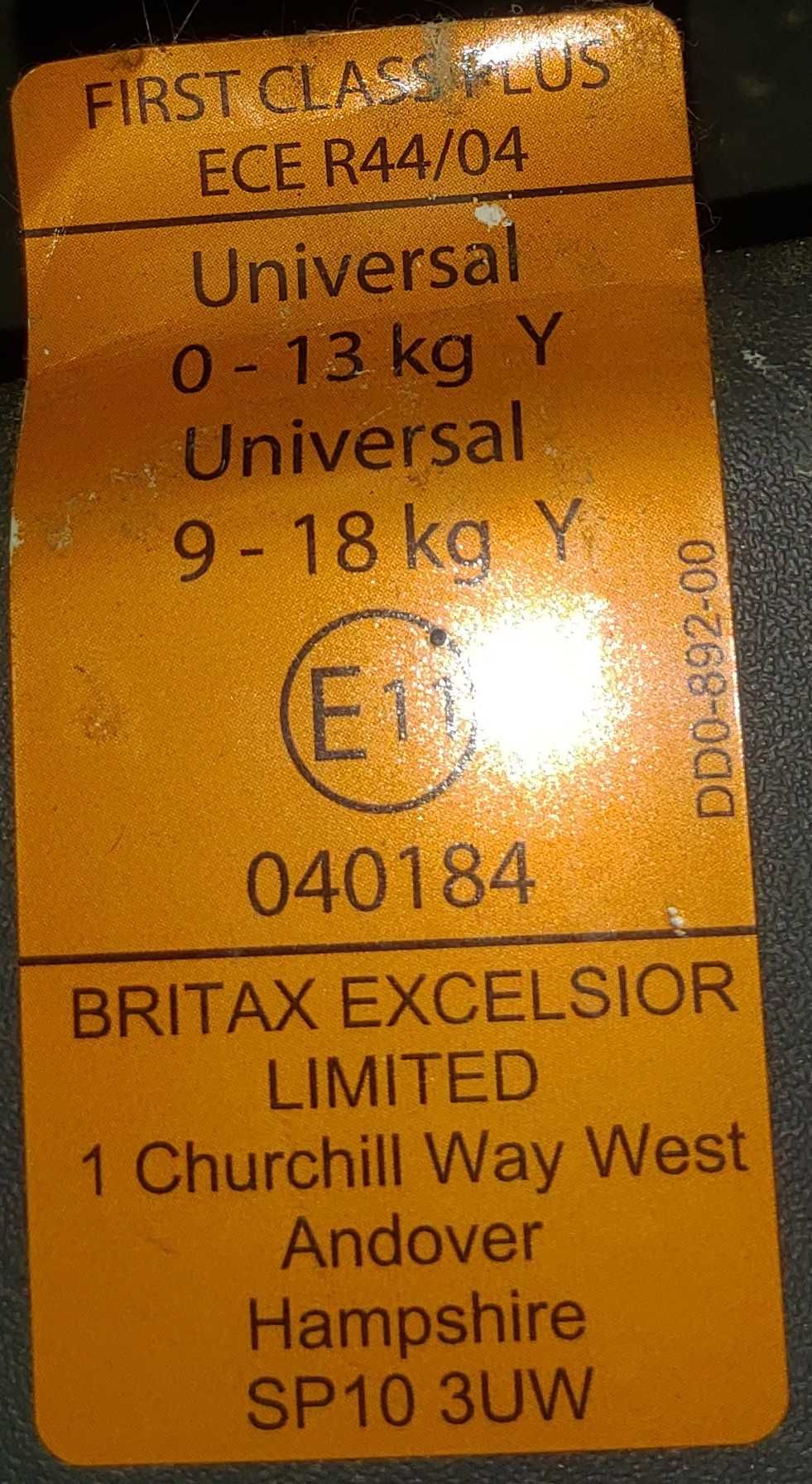 Автокресло Britax