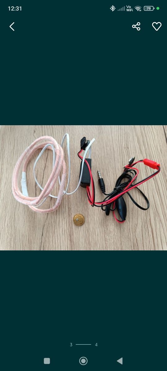 Zestaw mini słuchawka mini kamera