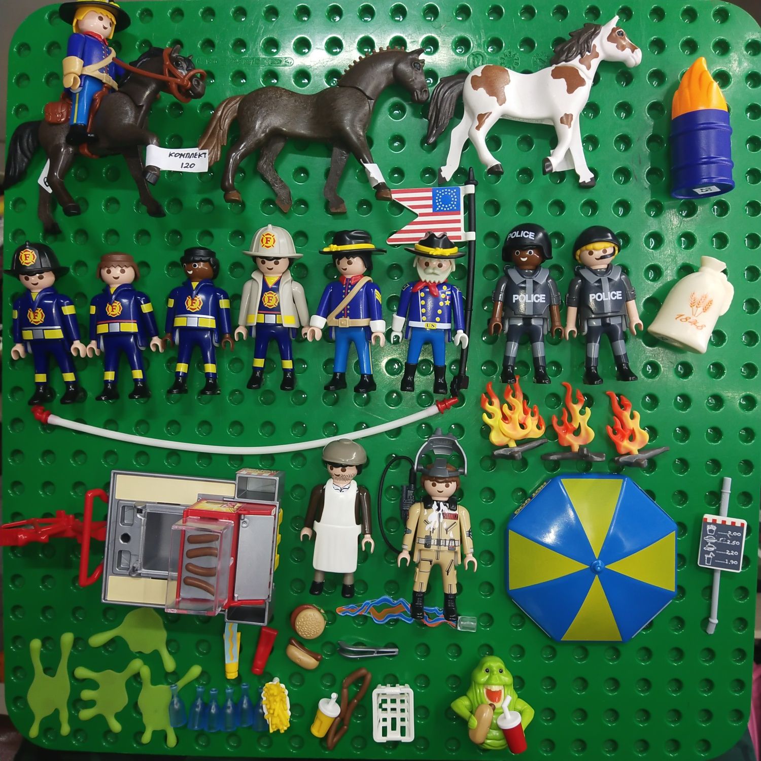 Фигурки человечки Playmobil Geobra Плеймобил животные конструктор