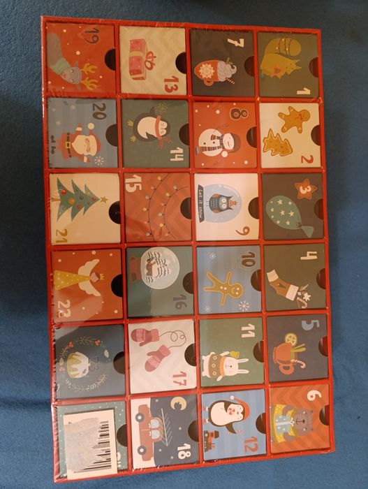 Адвент календар для наповнення ящички