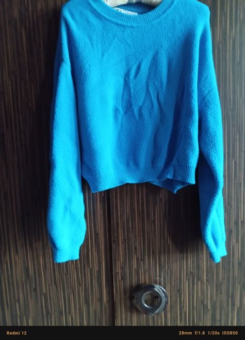Zara sweter turkusowy M