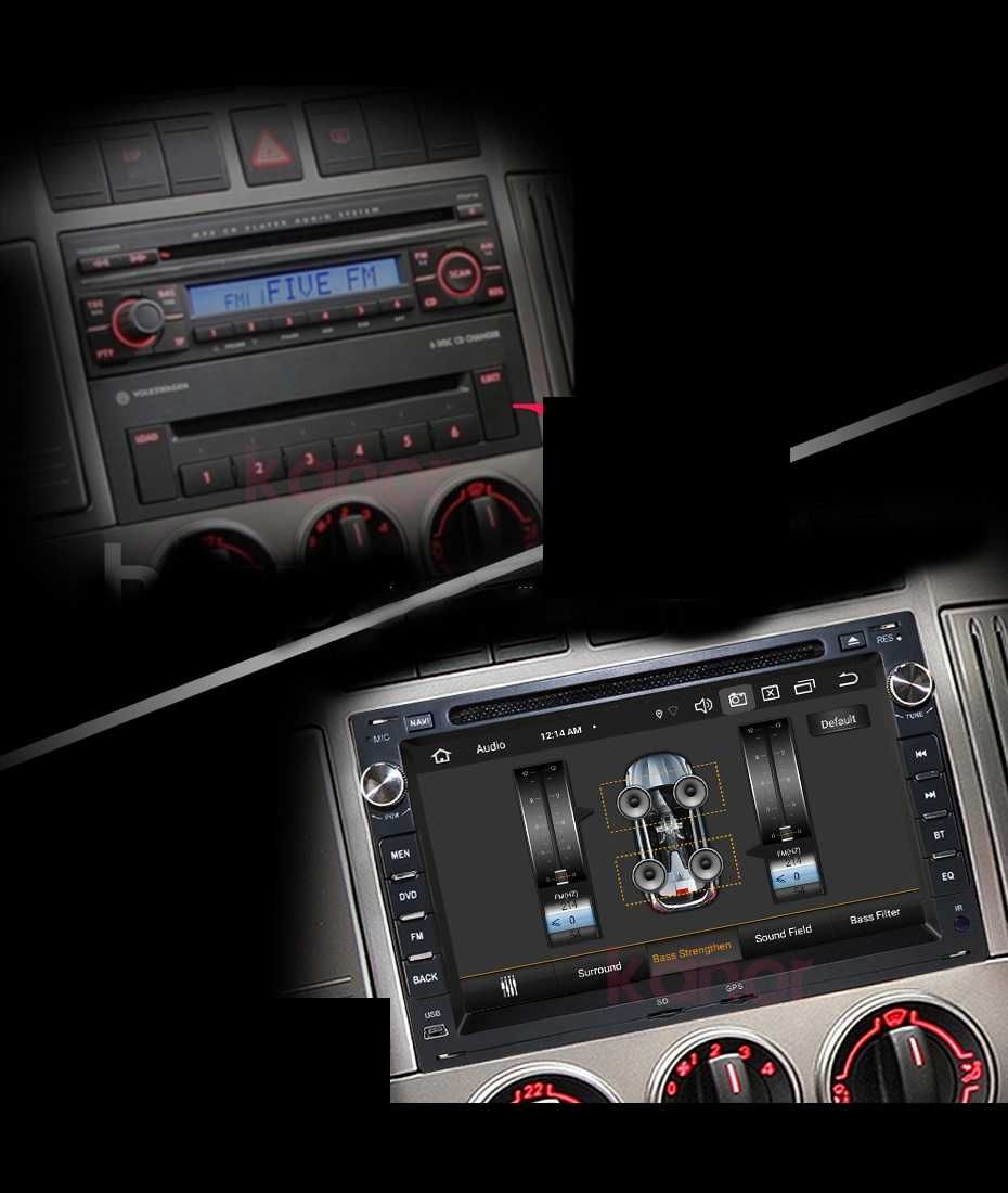 Radio DAB+ Android WiFi DVD GPS USB VW T4 Polo Golf 4 Passat B5 Bora