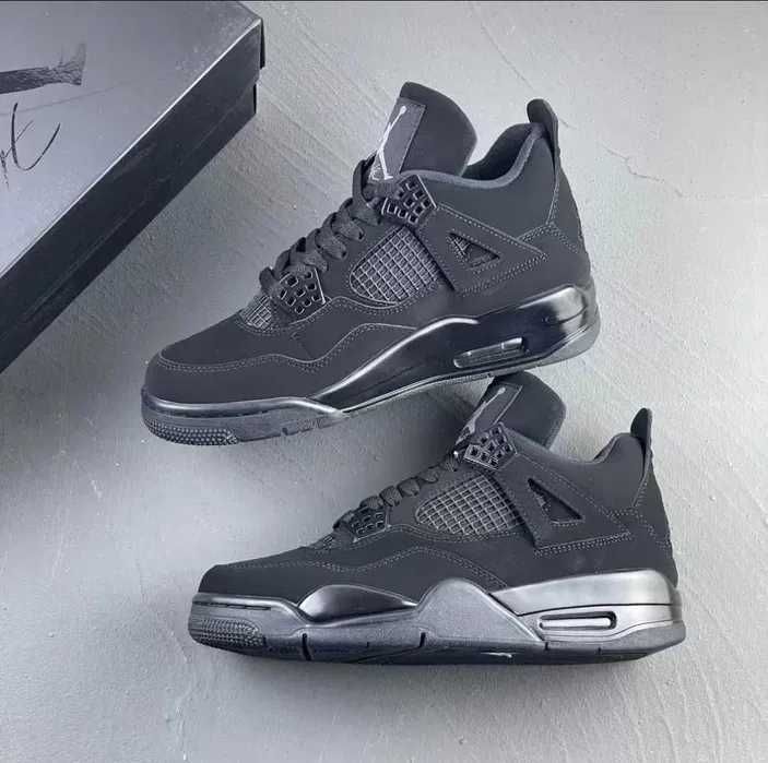 "Buty koszykówki "Nike_Air_Jordan_4_Retro_Black_Cat R.38