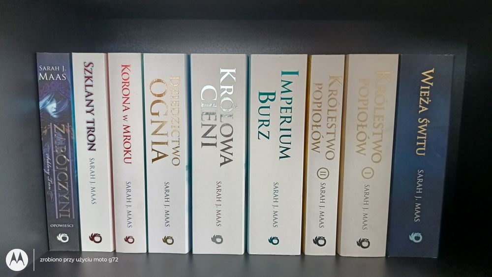 Pakiet SARAH J MAAS szklany tron