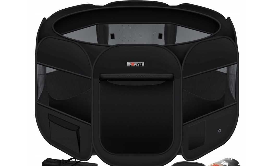 Składany kojec legowisko dla psa,kota 64 x 125 x 125 CM ANTRACYT