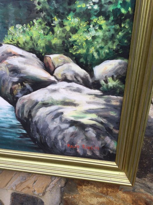 Pintura a óleo Paulo Ribeiro Assinada