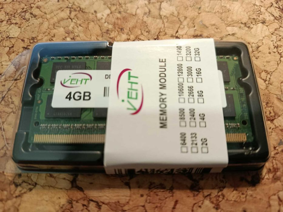 SO-DIMM 4Gb DDR3 1600Mhz (Memória RAM para portátil) - selada