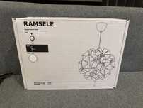 RAMSELE, ikea, lampa, żyrandol, nowy