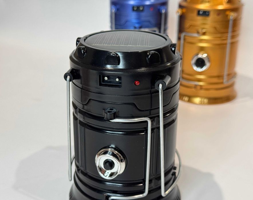 Лампа аккумуляторная из солнечной панелью SH 5800T+ функция повербанк