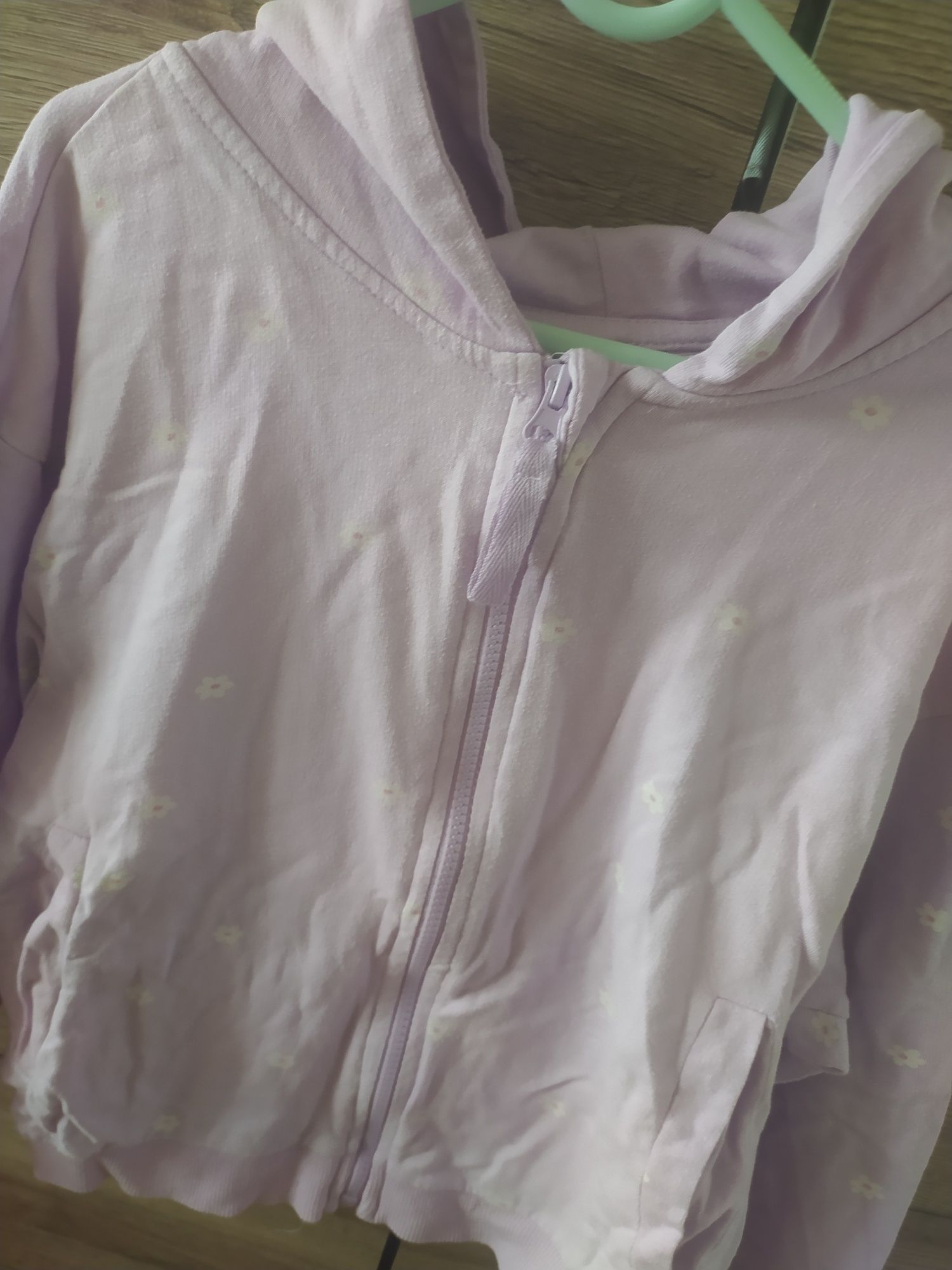 Bluza dziewczęca z kapturem r. 140