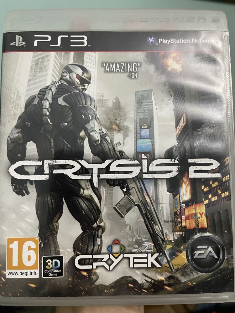 Crysis 2 ps3 диск