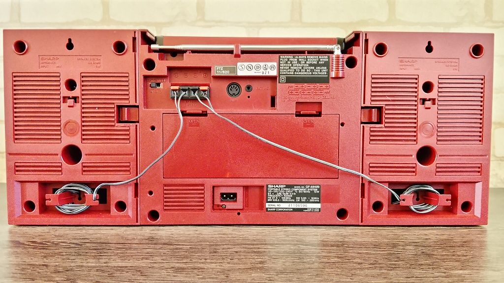 SHARP GF-A1 H(R) Portable Stereo Component System 1984