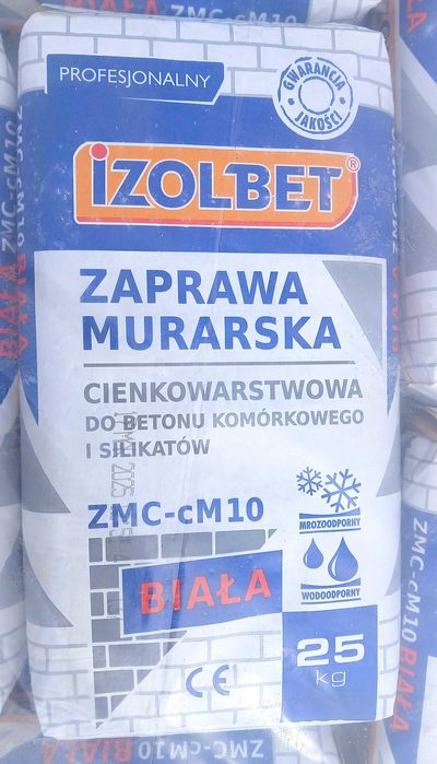 Zaprawa Murarska Cienkowarstwowa - Biała (25kg)