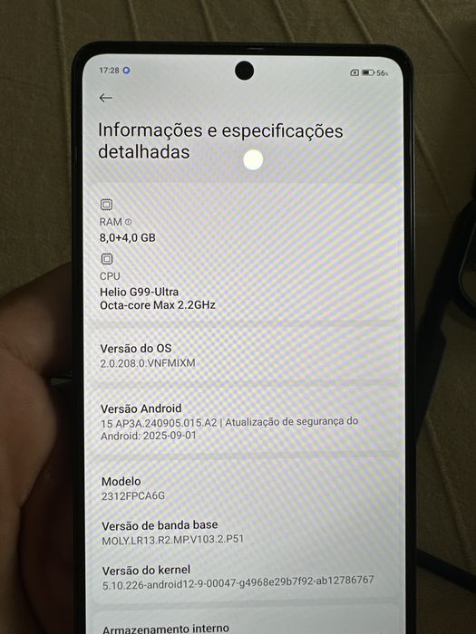 Vendo poco m6 pro 4G de 256GB e 12 de ram