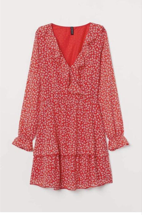 Платье шифон H&M 38
