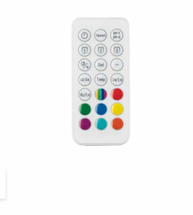 Zegar cyfrowy elektroniczny kolorowy Nowy,pogoda,data