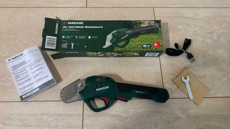 Садовий акумуляторний секатор ножиці садові акумаляторні через USB-C