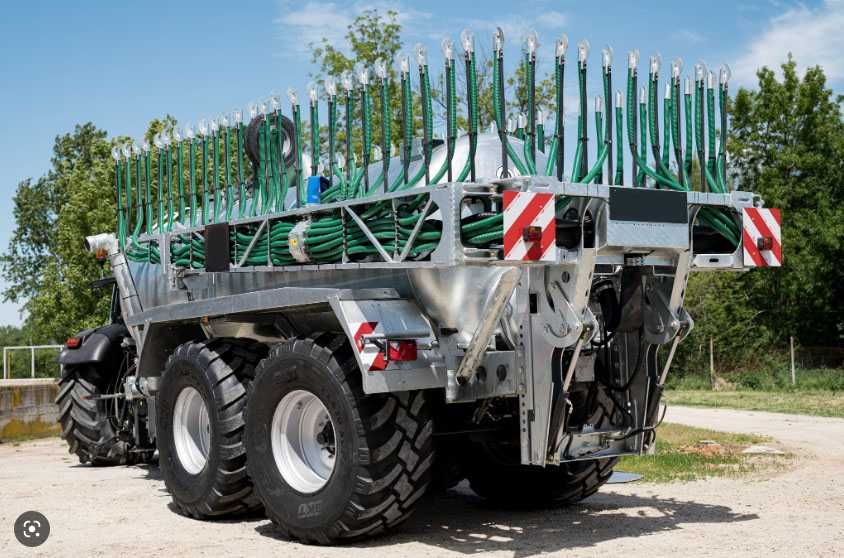 Aplikator stopkowy łyżwowy BeTEC 15m V-Trail 2 sieczkarnie 2 kola podp